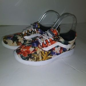 Floral Vans shoes
